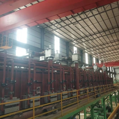 जीआई हॉट डिप गैल्वनाइजिंग लाइन उपकरण 0.15-0.8 मिमी 1250 मिमी 200000TPY