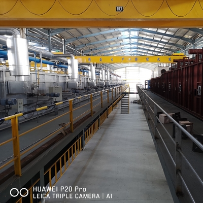 0.7-1.3 मिमी स्वचालित गैल्वनाइजिंग लाइन उपकरण 250000TPY स्टील धातु